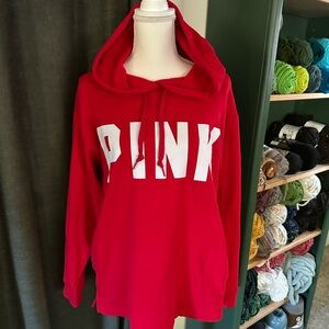 Pink hoodie